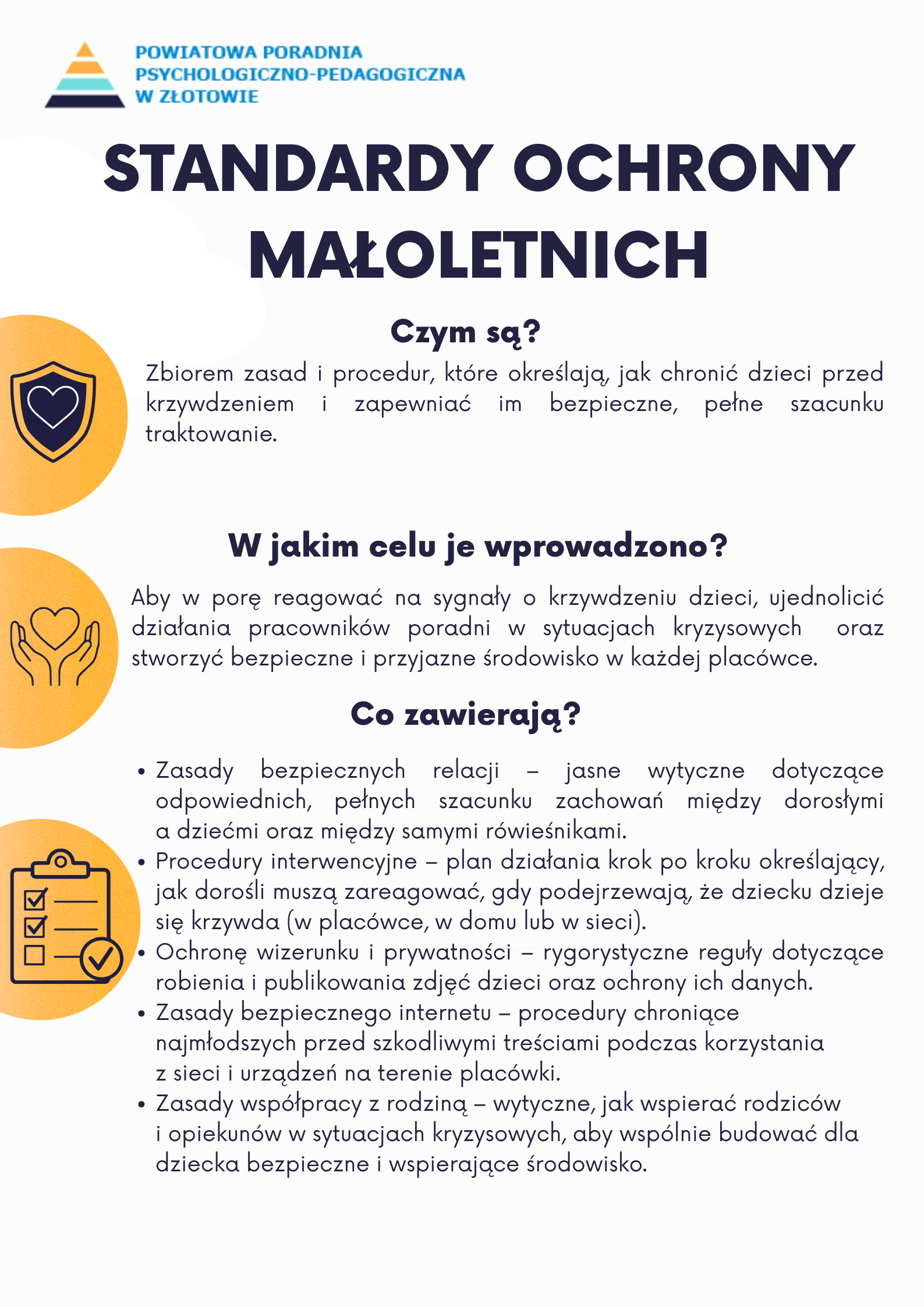 Plakat – Standardy Ochrony Małoletnich